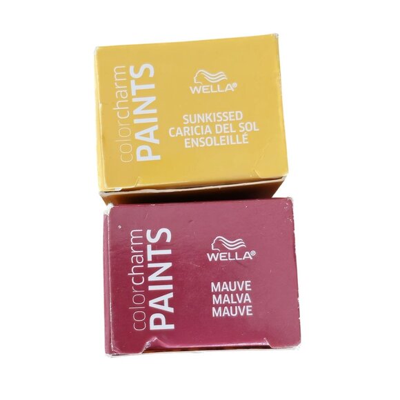 Wella Color Charm Paints Semi-Permanent Hair Color Sunkissed & Mauve Lot Of 3 - Picture 3 of 9